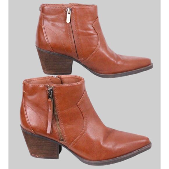 SAM EDELMAN Whistler Ankle Boot in Brown Size 8.5 - Picture 3 of 16
